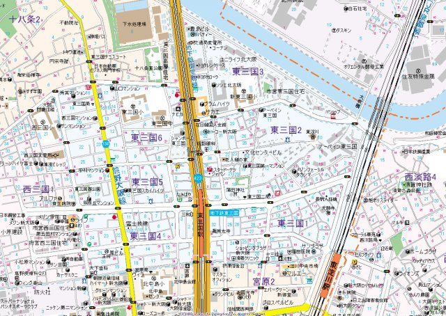 【地図】 | セイワパレス東三国駅前