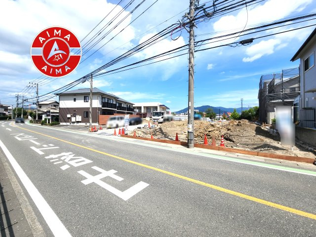 糟屋郡粕屋町内橋東1丁目第3-5棟（4号棟）の前面道路含む現地写真|見学の時間などお気軽にお問い合わせ下さい。