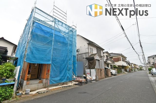 伊奈町大針２期の前面道路含む現地写真