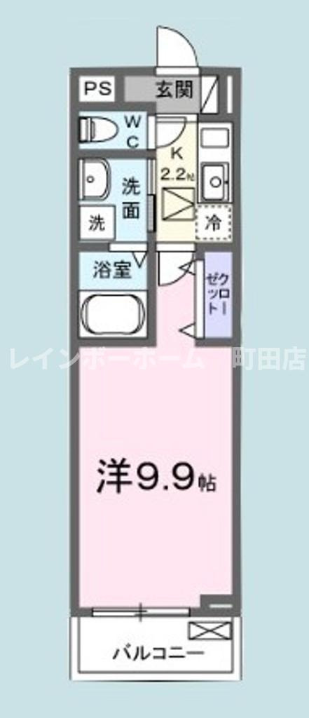 ブリュージュ　テラス※初期費用分割あと払いサービス利用可能物件の間取り