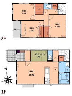 【間取り】 | 並木町3丁目戸建賃貸住宅