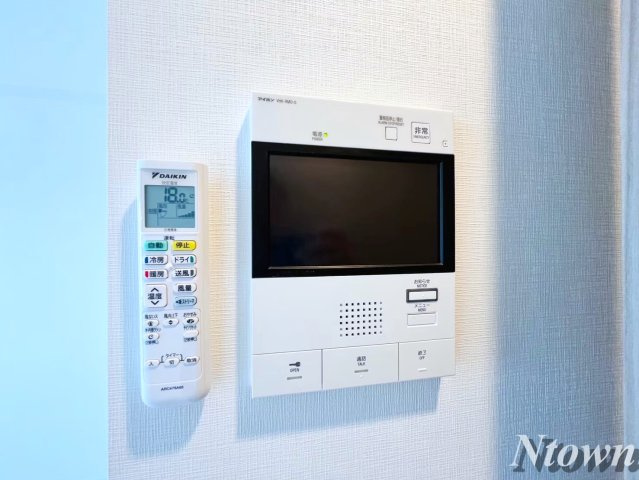 【セキュリティ】 | S-RESIDENCE東別院 | モニター付きインターホンです。