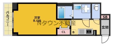 【間取り】 | S-RESIDENCE東別院 | 間取りです