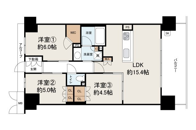 グランドパレス古市の間取り|現状でのお引渡しになります。詳細はお問合せください。