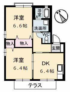 【間取り】 | ディアスB棟