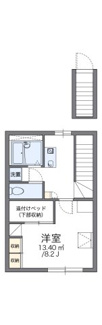 【間取り】 | レオパレスエスポワールＵ