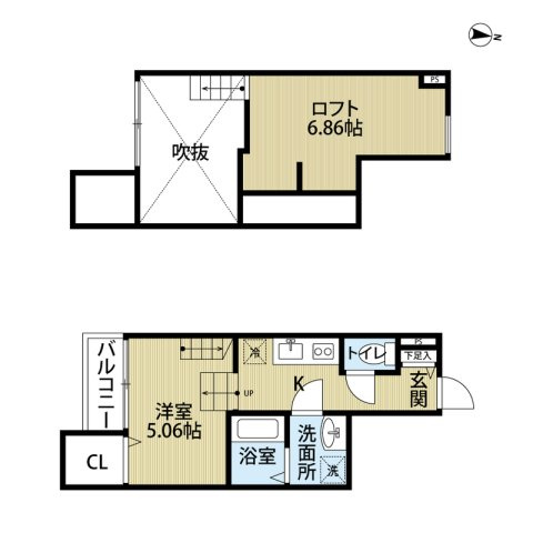 【間取り】 | soleil井尻