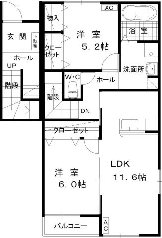 プラントスクエアBの間取り