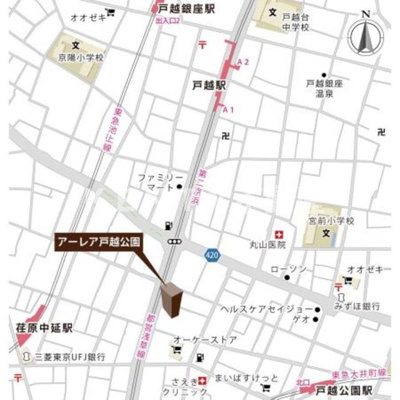 【地図】 | アーレア戸越公園