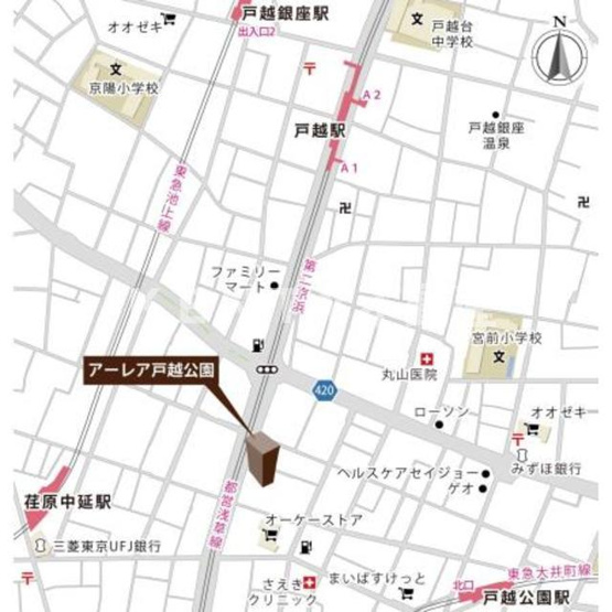 【地図】 | アーレア戸越公園