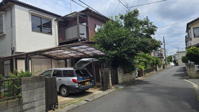 新座市栄　土地の前面道路含む現地写真