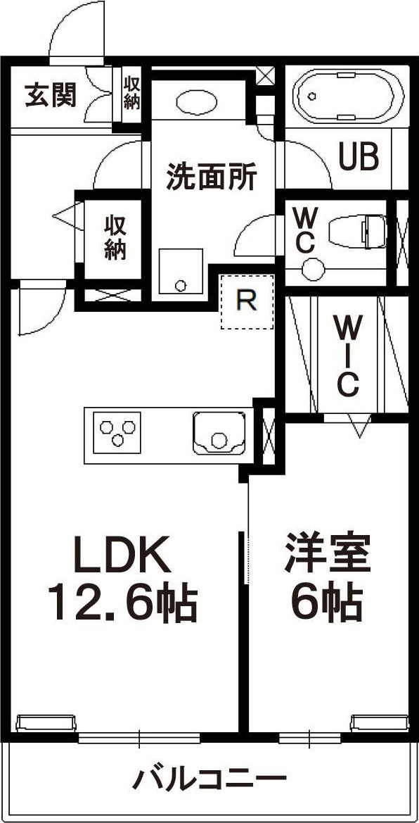 ヒルズレジデンシャルD23の間取り