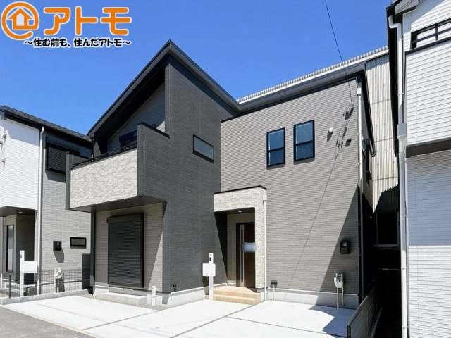 【外観】 | 葵区田町2丁目　新築戸建　B号棟 | どっしりとした外観は安心感のあるマイホームを実感できますね♪