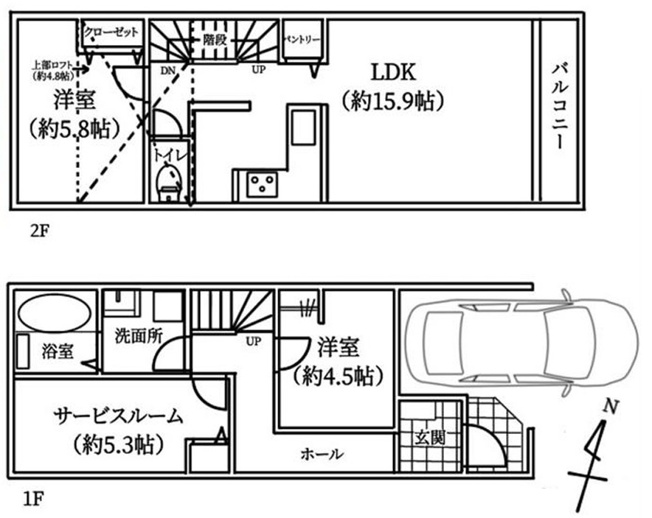 【間取り】 | 大和市上和田  新築戸建  全1棟