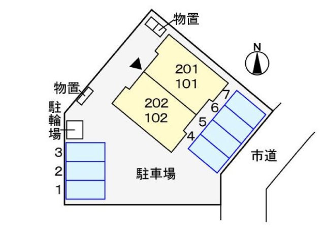 グラン・シャトレ－Ⅳの区画図