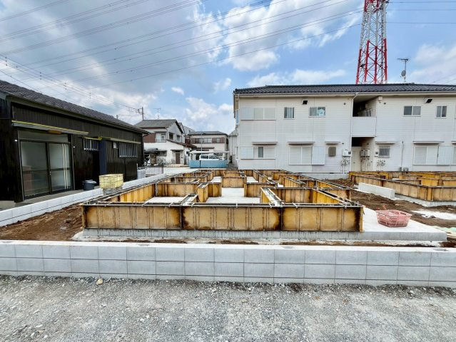 【仲介手数料無料】ふじみ野市大井中央―新築分譲住宅―全2棟の外観|保育園・小学校徒歩圏内で、子育てファミリーにも人気のエリア。周囲には公園が点在し、休日のお出かけやお散歩にぴったりです。