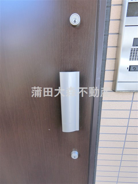 リクレイシア蒲田の玄関