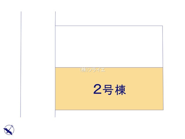 入間市久保稲荷第10期　全2棟　新築戸建　リーブルガーデンの区画図