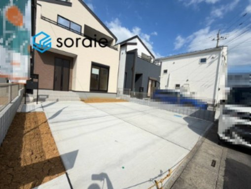 入間市久保稲荷第10期　全2棟　新築戸建　リーブルガーデンの駐車場|8/4　撮影