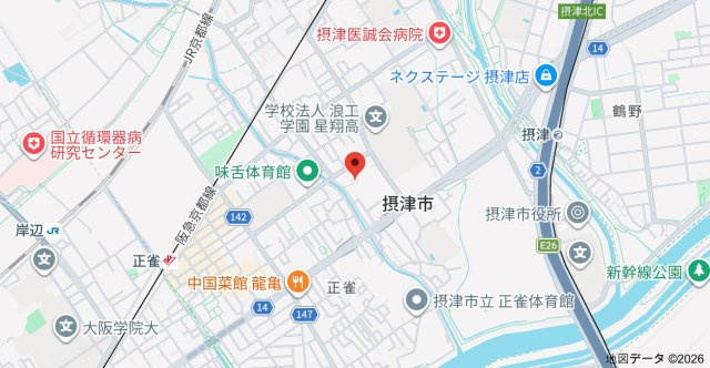 貸テラスハウスの地図