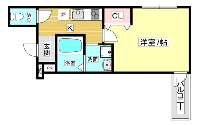 【間取り】 | フジパレス西宮甲東園Ⅱ番館