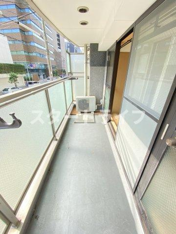 大阪市淀川区宮原１丁目の賃貸マンションのバルコニー