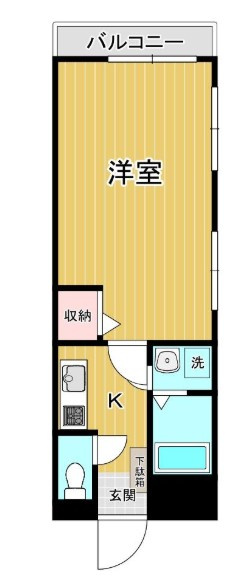 コーポ富士美の間取り
