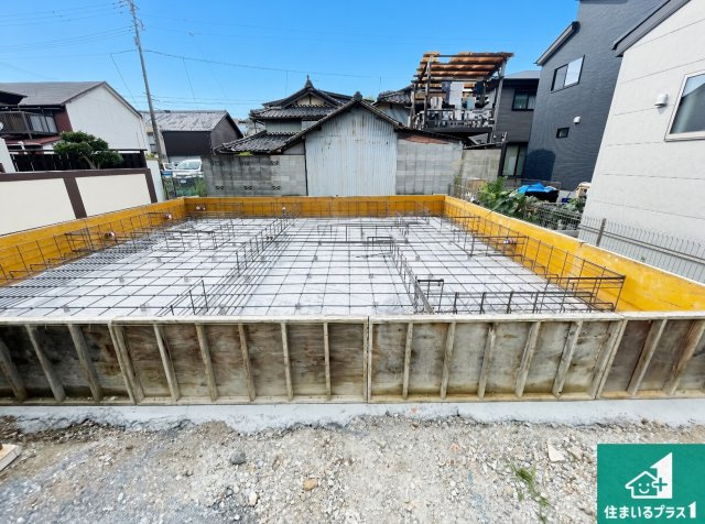 西脇市西脇　第17期　新築一戸建ての外観|現在建築中！落ち着いた街並みで新生活を始めることが出来そう！周辺の物件も併せてご紹介させて頂きます！