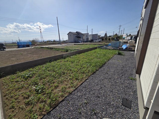 新築　太田市由良町第2期　21号棟の庭