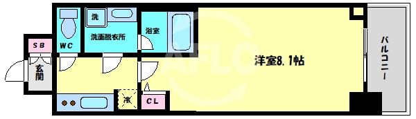 Fortuney大手前の間取り|Fortuney大手前　間取り
