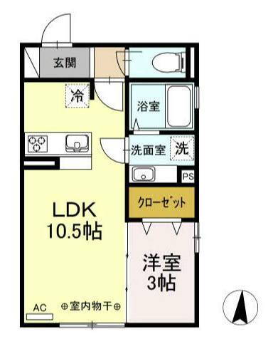 monad SASAZUKAの間取り