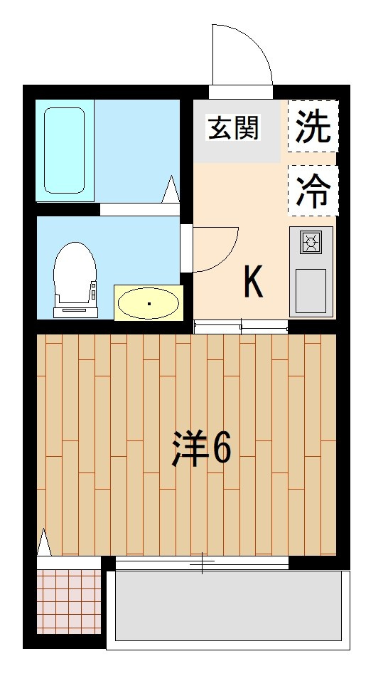 Paradiso越谷 の間取り