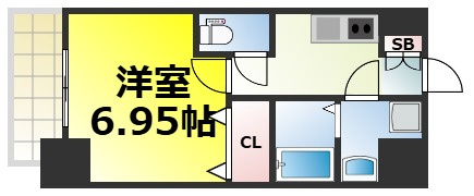 【間取り】 | フォーリアライズ難波シエロ 仲介手数料無料