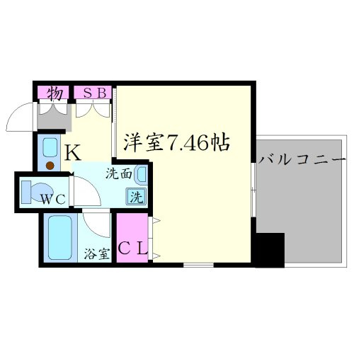 クレアートアドバンス大阪城南の間取り|クレアートアドバンス大阪城南　間取り