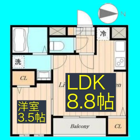 Cherim浄心Eastの間取り
