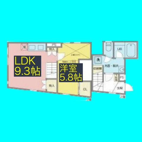 Cloud9名古屋駅前の間取り