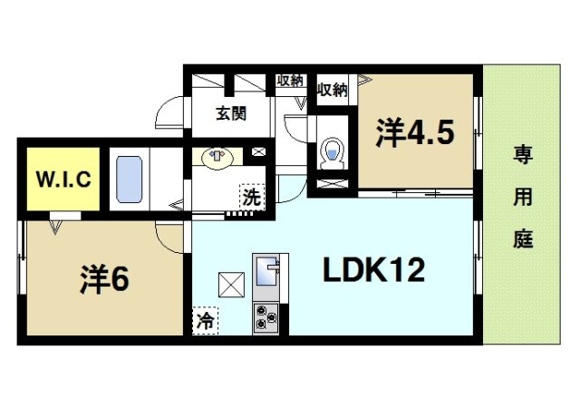 リアングランデの間取り|快適な居室とリビングがあります
