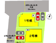 仲介手数料不要　よかタウンBloom東区榎町２期【東町小・東町中】の区画図