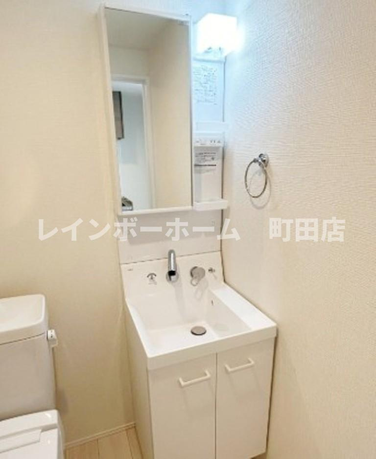 プレミアムコート瀬谷※初期費用分割後払いサービス利用可能物件の洗面所