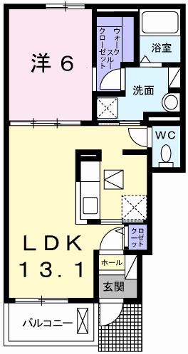 ジュネス　Ⅱの間取り