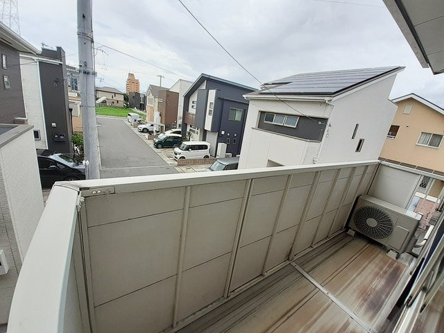 ファミィール町田のバルコニー