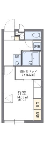 レオパレスアベニールの間取り