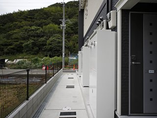 レオネクストグリーンパールの玄関