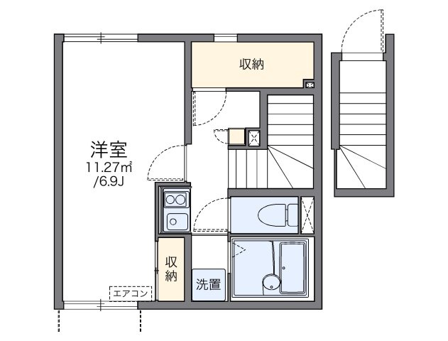 レオネクストサマールＳの間取り