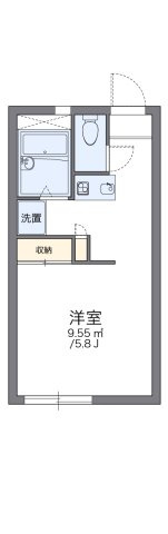 レオパレスＬ’Ａｒｃ　Ｙ’ｓの間取り