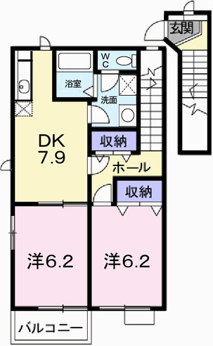 オーブリー　Ｔ・Ｙの間取り