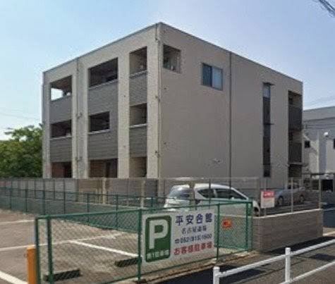 名古屋市北区瑠璃光町　一棟アパートの外観パース