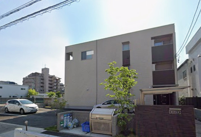名古屋市北区瑠璃光町　一棟アパートの外観パース