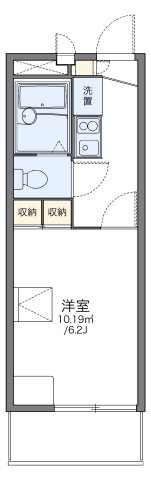 レオパレスフルール竹ノ下の間取り
