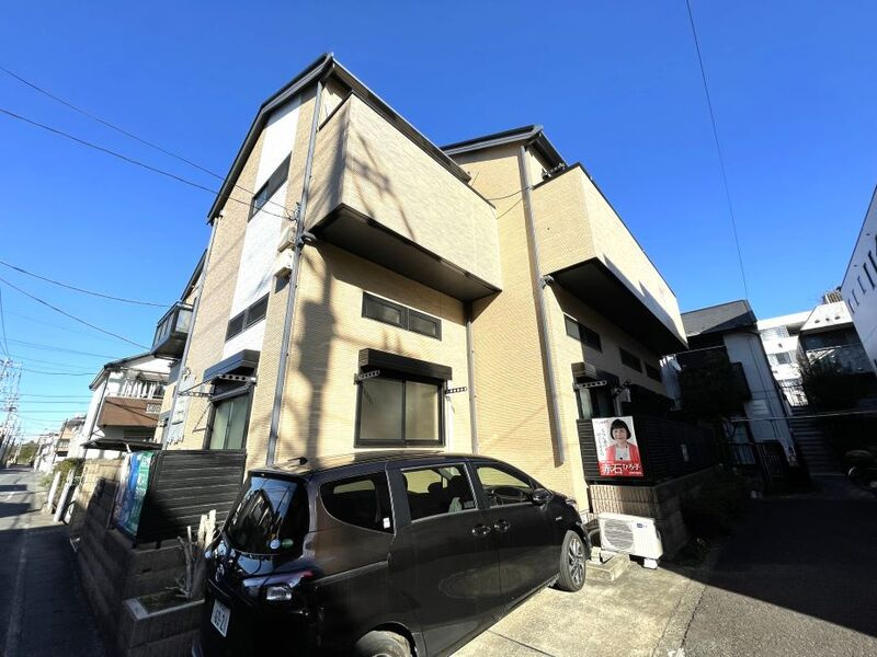 川崎市多摩区宿河原２丁目のアパートの外観